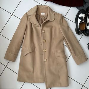 Ann Taylor Loft Camel Hair Peacoat